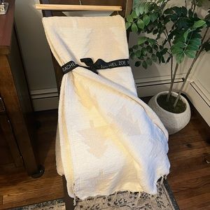 Rachel Zoe Cream/White Christmas Tree Blanket